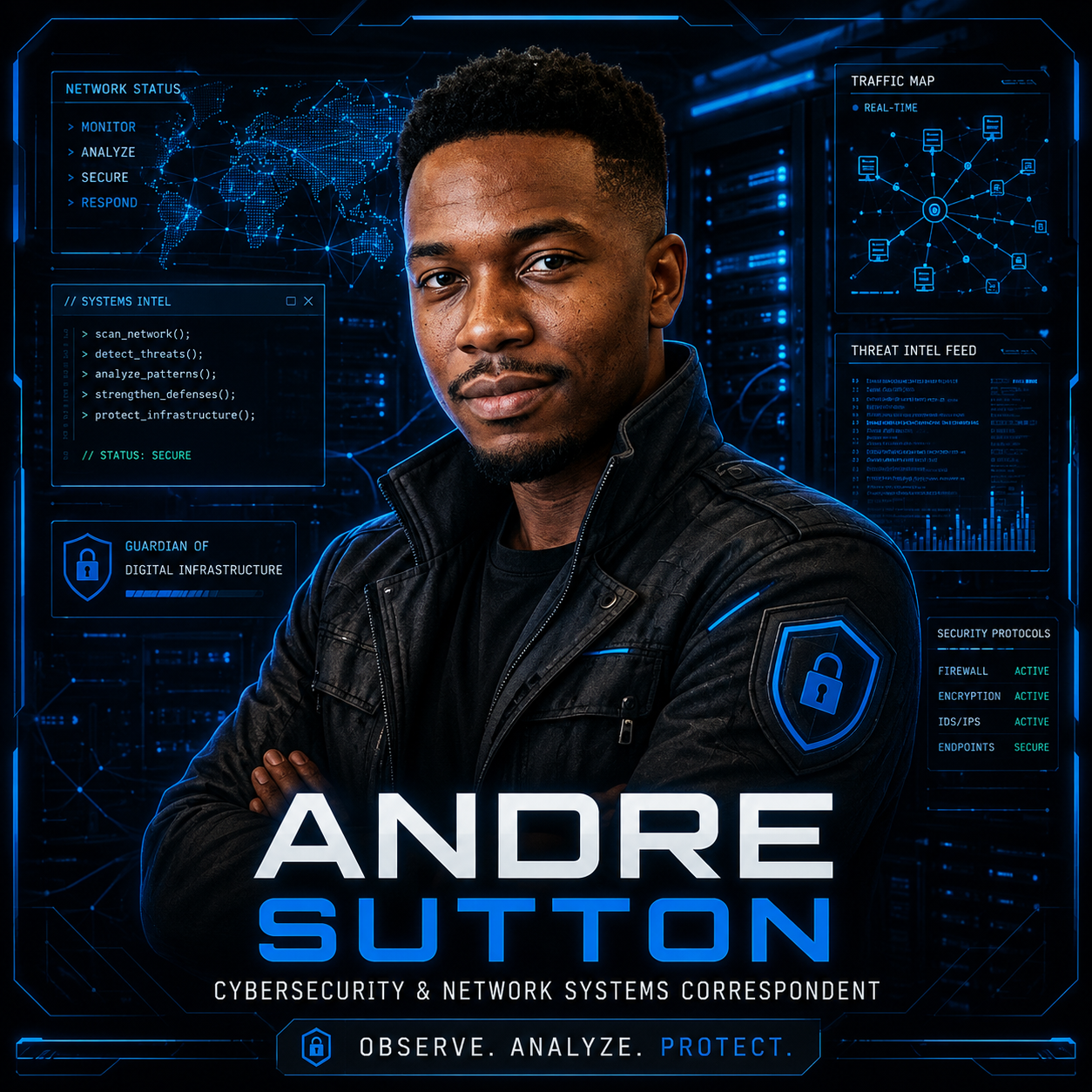Andre Sutton cybersecurity poster