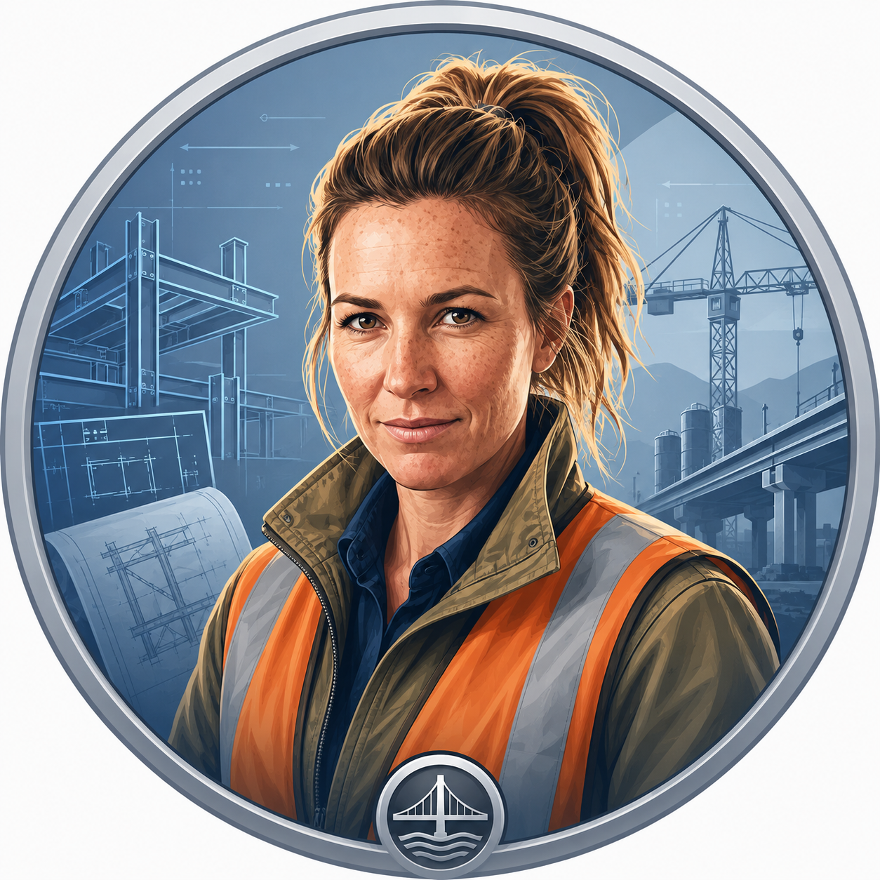 Erin Walsh construction medallion