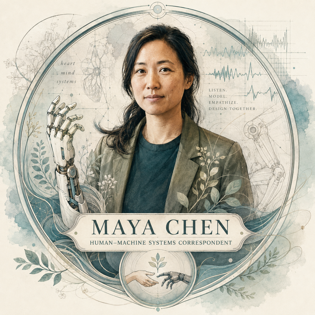 Maya Chen systems crest