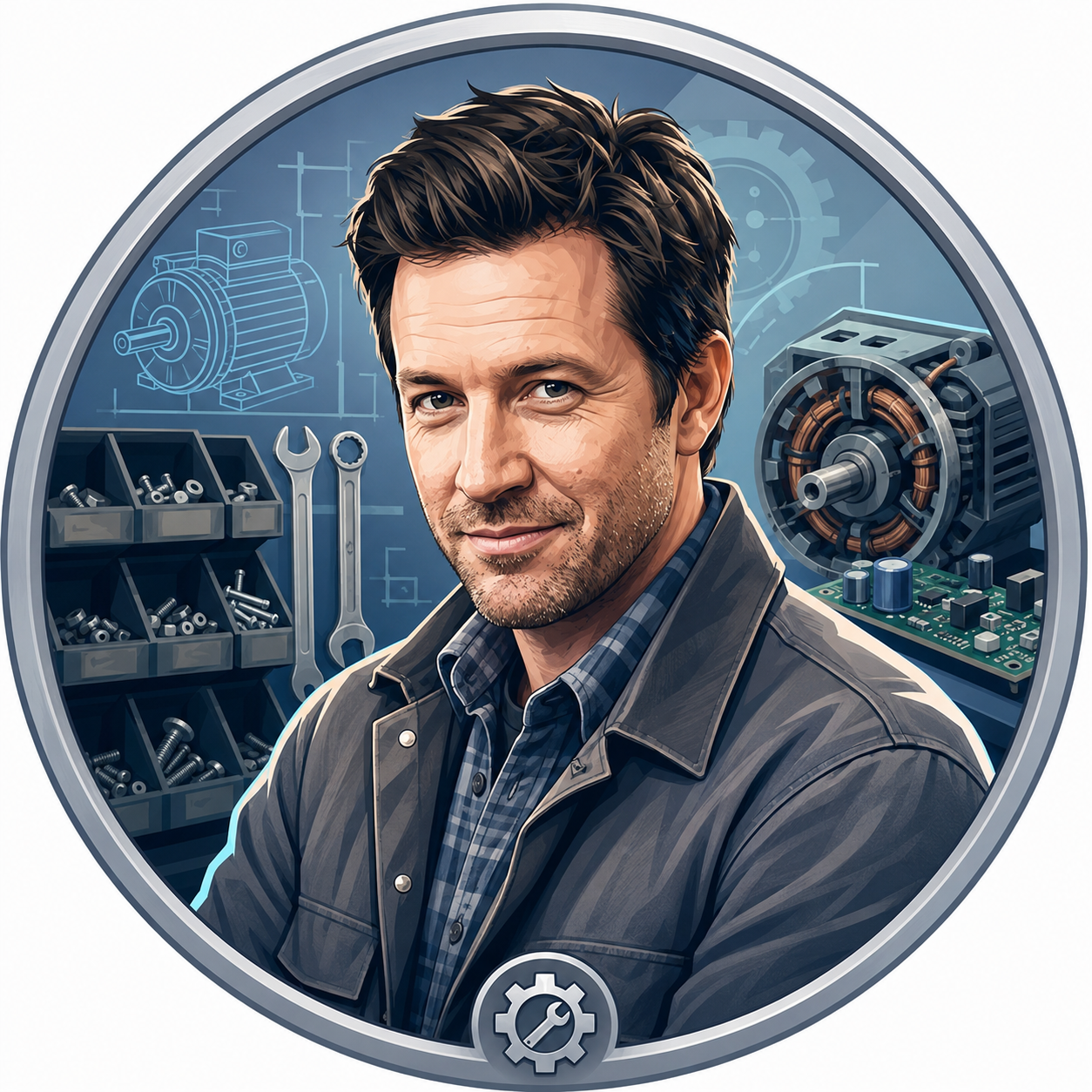 Owen Locke workshop badge